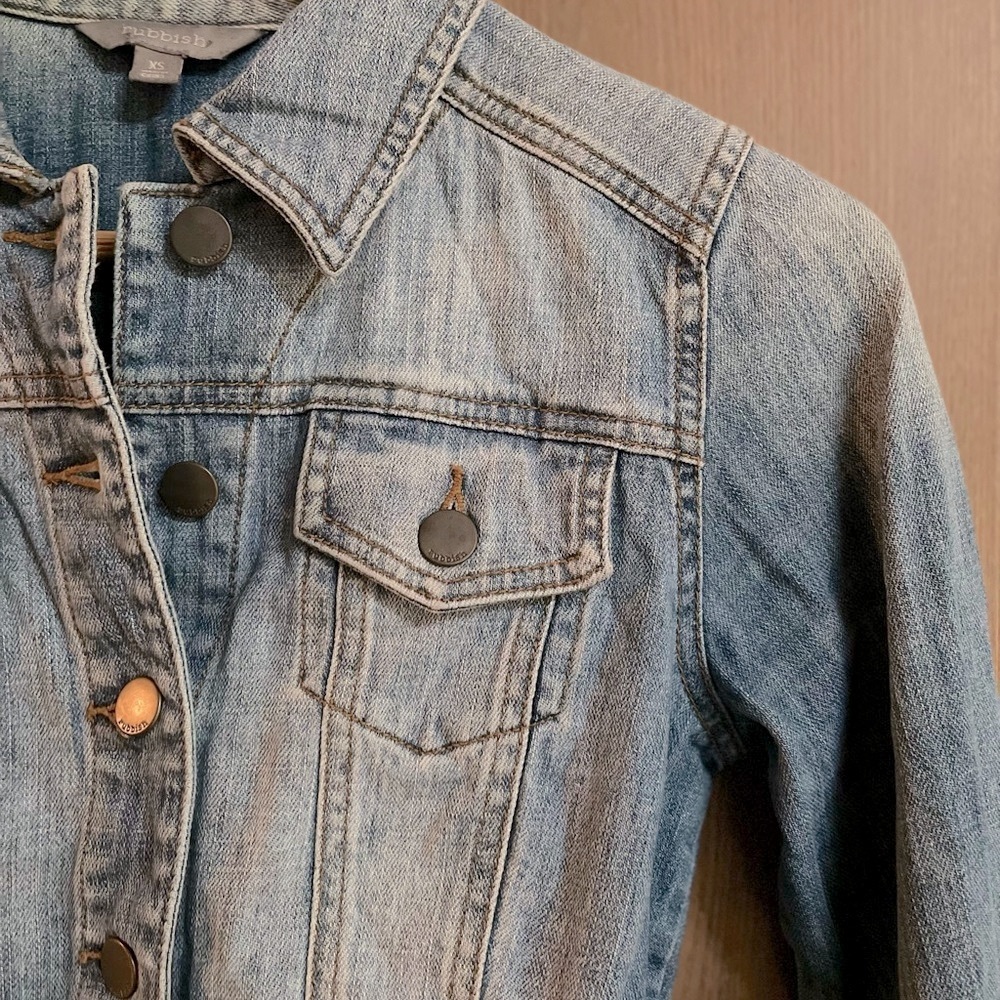 Cropped Denim Jacket - Picture 2 of 4